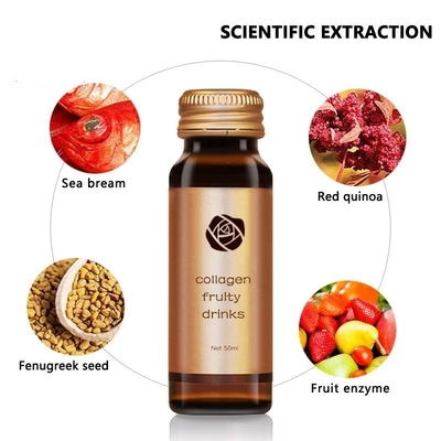 Belleza elástico natural del colágeno de la jerarquía del pájaro de OEM/ODM 50ml y bebida líquida oral de la belleza