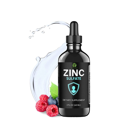 Los descensos líquidos del cinc del OEM cubren con cinc para sulfatar descensos líquidos orales del cinc de la vitamina C complementan para los adultos y los niños