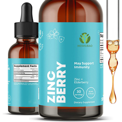 Los descensos líquidos del cinc del OEM cubren con cinc para sulfatar descensos líquidos orales del cinc de la vitamina C complementan para los adultos y los niños