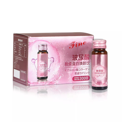 Piel Halal de la belleza de la botella de la etiqueta privada del OEM que blanquea el suplemento del agua de la bebida de Marine Collagen Peptide Powder Liquid