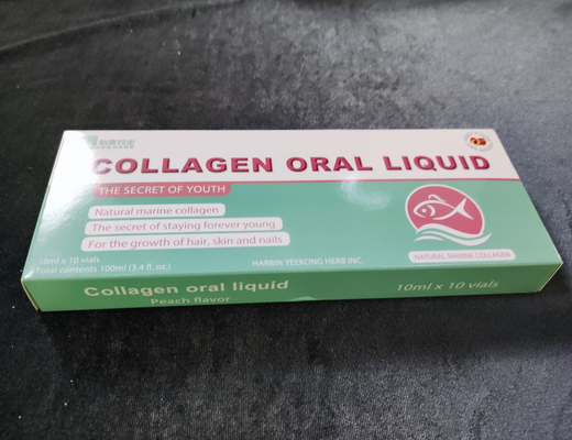 100% Natural Fish Collagen Peptide Drink Beauty Oral Liquid Beauty 10ml Suplemento de salud OEM al por mayor