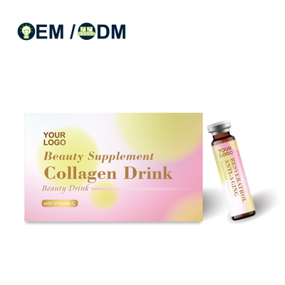OEM de bebida de colágeno para el cuidado de la piel para la gestión de la belleza de las mujeres
