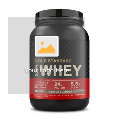 Polvo al por mayor de la proteína del suplemento de la proteína del patrón oro 2lb del OEM