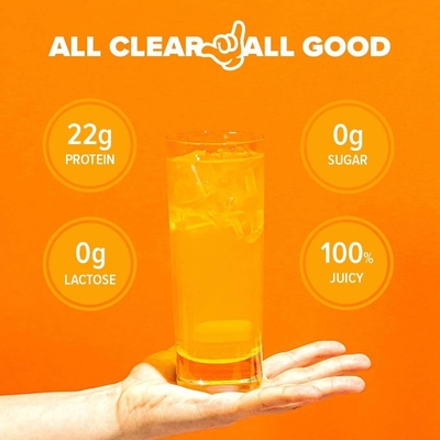Proteína caliente del aislante del suero del claro del OEM de la venta pulverizar la lactosa cero Sugar Keto-Friendly Mango Pineapple Flavor cero