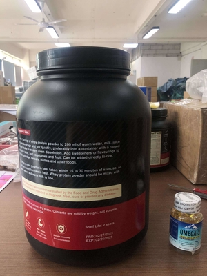 Polvo 100% de la proteína del patrón oro del edificio del músculo del cuerpo del polvo del aislante de la proteína de la etiqueta privada del OEM 5lb