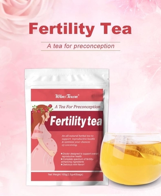 Suplemento uterino de limpieza de desintoxicación del OEM del té del embarazo de la fertilidad de las mujeres