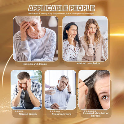 El OEM complementa el polvo de la cápsula el 99% NMN de Beta Nicotinamide Mononucleotide 500MG NMN