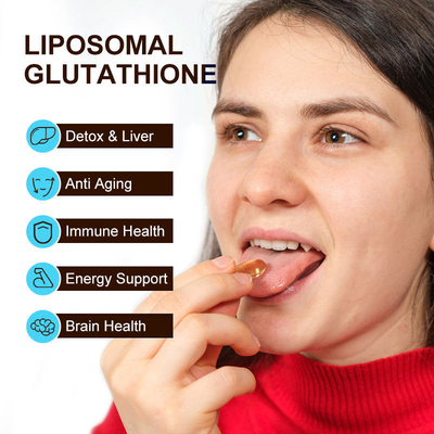 El glutatión 500mg de la venta al por mayor 60pcs del OEM encapsula la piel de la belleza que blanquea la cápsula del glutatión del producto