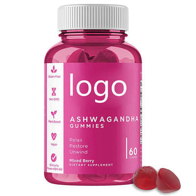 Gummies orgánicos al por mayor del ashwagandha del vegano de las cápsulas del ashwagandha del OEM
