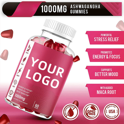 Gummies orgánicos al por mayor del ashwagandha del vegano de las cápsulas del ashwagandha del OEM
