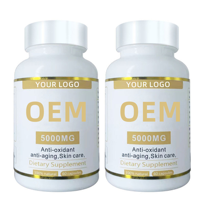 Los Multivitamins y la comida del OEM complementan 10000mg píldoras del glutatión de la cápsula de la vitamina E Softgel pelan blanquear la cápsula