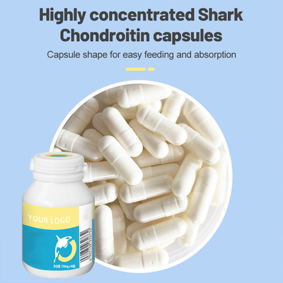 cápsulas alimenticias de la condroitina del tiburón de la alta concentración del OEM de los suplementos del animal doméstico 750mg/Pc