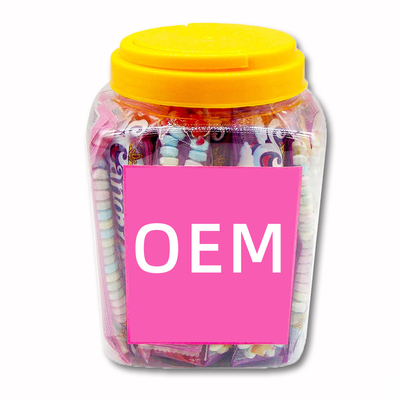 Dulce del collar de los dulces del vegano del caramelo de la tableta del OEM para los niños