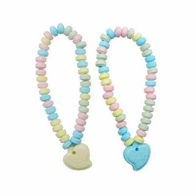 Dulce del collar de los dulces del vegano del caramelo de la tableta del OEM para los niños