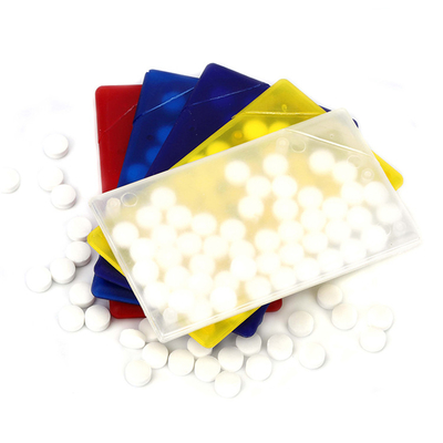 Tableta de menta OEM sin azúcar, dulce, blanca, manzana acaramelada, naranja, mango