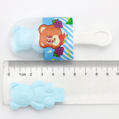 Piruleta de oso de peluche de caramelo prensada en bolsas/OEM de caramelo de piruleta de tableta de oso