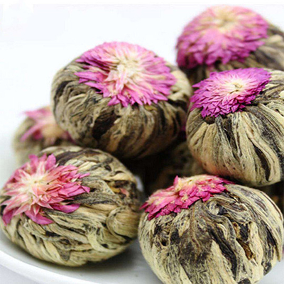 OEM 100% hecho a mano Hermoso té floreciente diferentes tipos de bolas de té florecientes