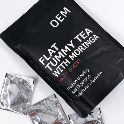 Té plano del vientre del OEM y madera picante que adelgazan el té de la desintoxicación de 28 días que adelgaza té verde gordo ardiendo