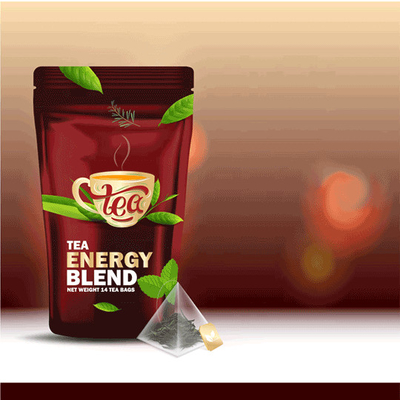 Té orgánico del alza de la alta energía del cafeína del OEM alto