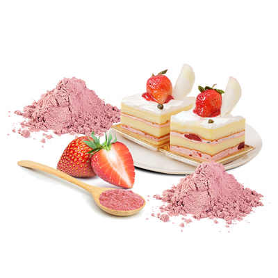 Polvo rosado de la fresa del OEM de la bebida sólida del extracto de la fruta fresca de la planta