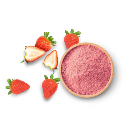 Polvo rosado de la fresa del OEM de la bebida sólida del extracto de la fruta fresca de la planta