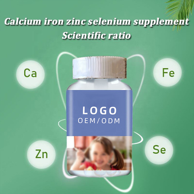 Los niños múltiples de los adultos del suplemento de la nutrición del elemento del selenio del cinc del hierro del calcio encapsulan té
