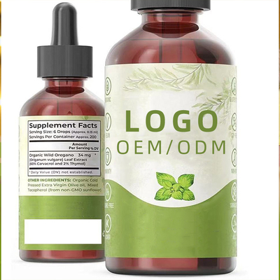El aceite natural orgánico del orégano de OEM/ODM aumenta inmunidad mejora descensos antioxidantes del aceite del orégano de la pérdida de peso de la salud