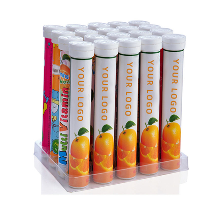 Tableta efervescente de la vitamina C del OEM de la tableta médica del GMP para la piel blanca