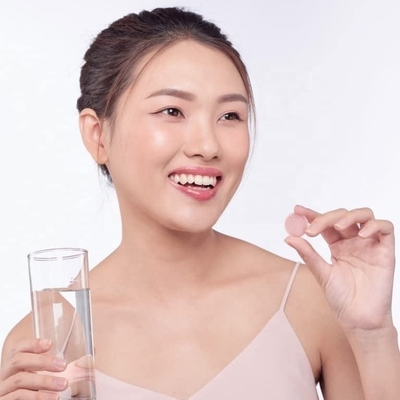 Piel que blanquea las tabletas efervescentes de la vitamina C del glutatión de la etiqueta privada de las píldoras del OEM para dietético antioxidante