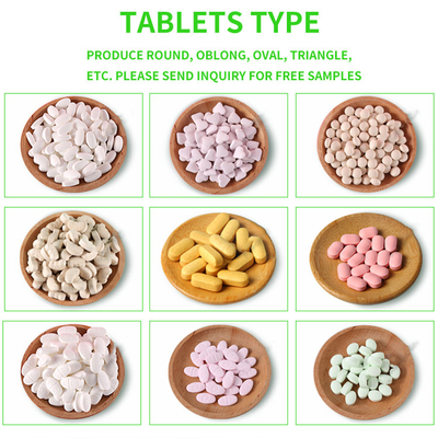 Tabletas masticables vegetarianas del Multivitamin de la salud de las píldoras del OEM de la categoría alimenticia