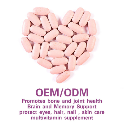 Vitamina de la energía de las mujeres del suplemento del cuidado de piel del clavo del pelo para Brain And Memory