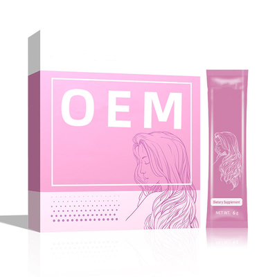 Polvo orgánico del colágeno de la belleza alimenticia de los suplementos de las mujeres del OEM del ODM para el problema de las mujeres
