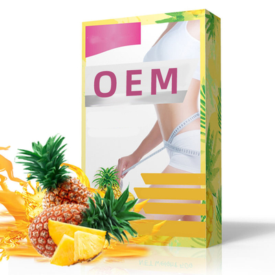 Sabor alimenticio de la piña de la etiqueta privada del polvo de la pérdida de peso del Detox de los suplementos de las mujeres de la atención sanitaria