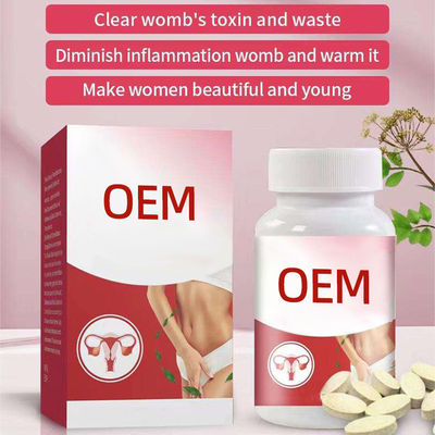 60 pcs de caramelos naturales de hierbas chinas de limpieza de mujeres