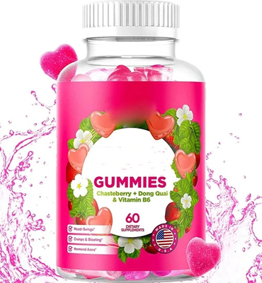 Mujeres Hinchazón Alivio de los calambres menstruales Producto de salud Mujeres PMS Chiclete